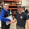 P1 congratulates Nick Toomey on his Machinist Certification